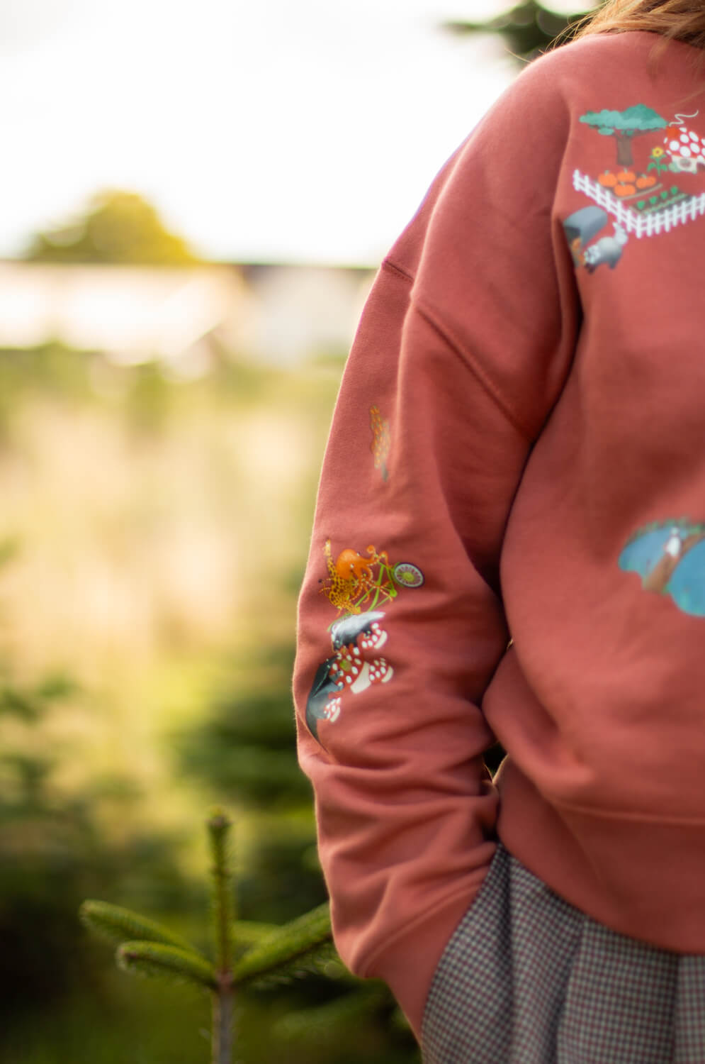 Woodland village sweater