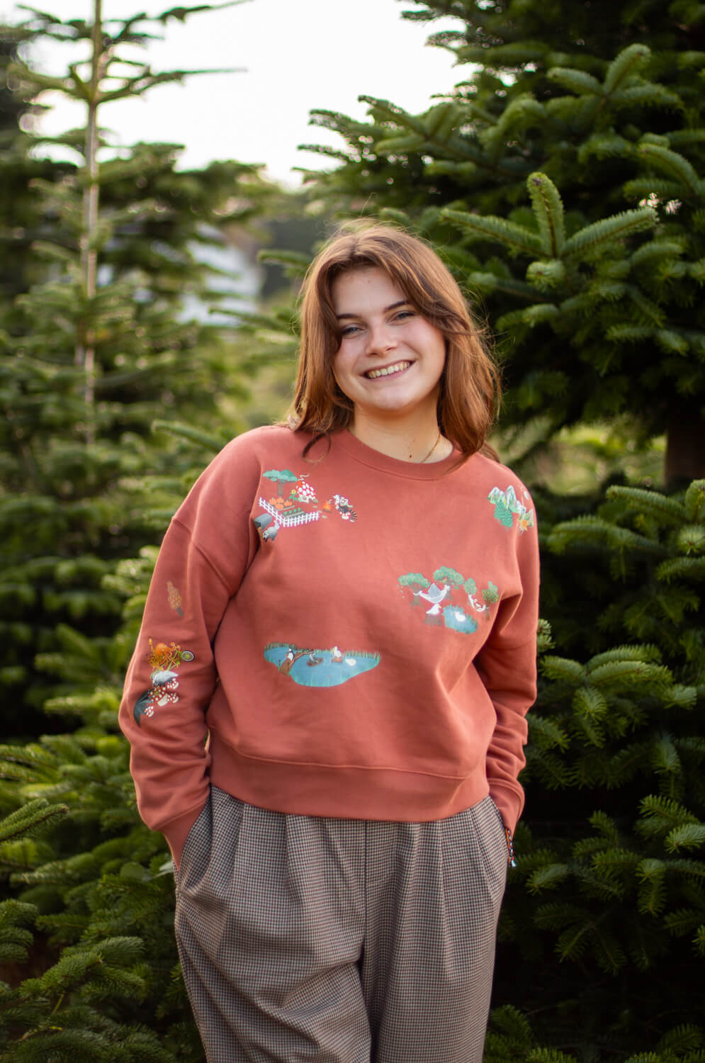 Woodland village sweater