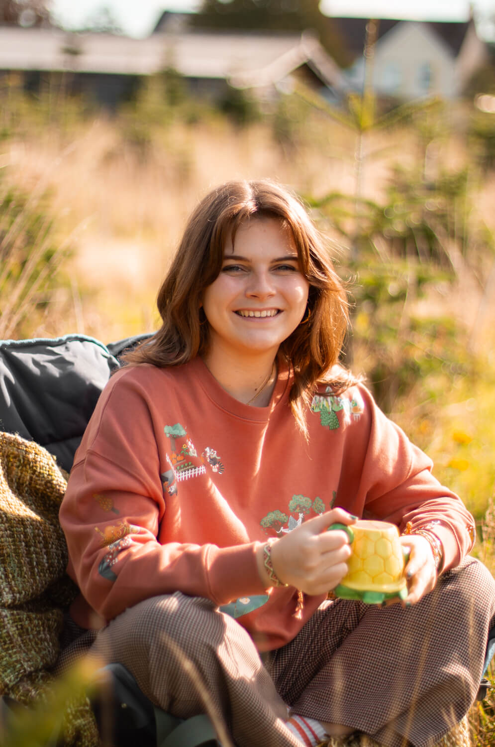Woodland village sweater