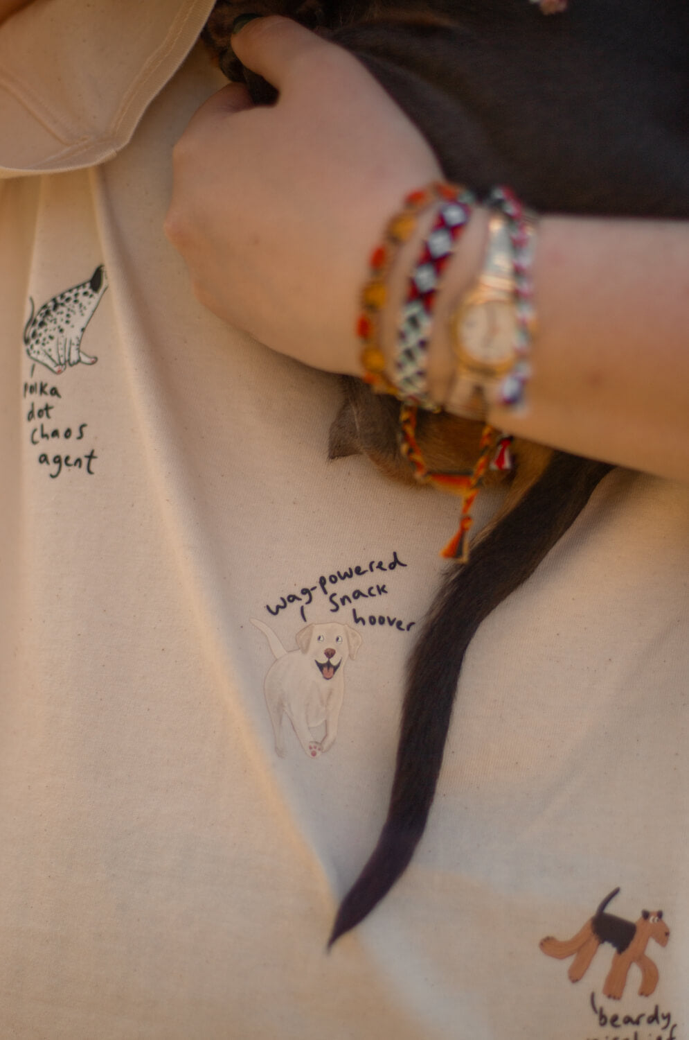 Dog Breeds T-shirt- quirky phrases edition
