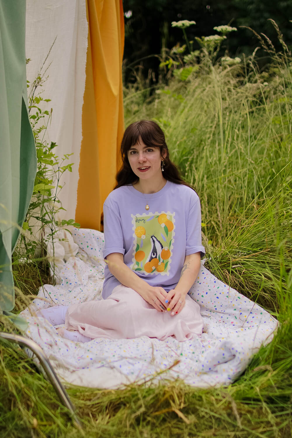 Hairy Badger Stamp Tee