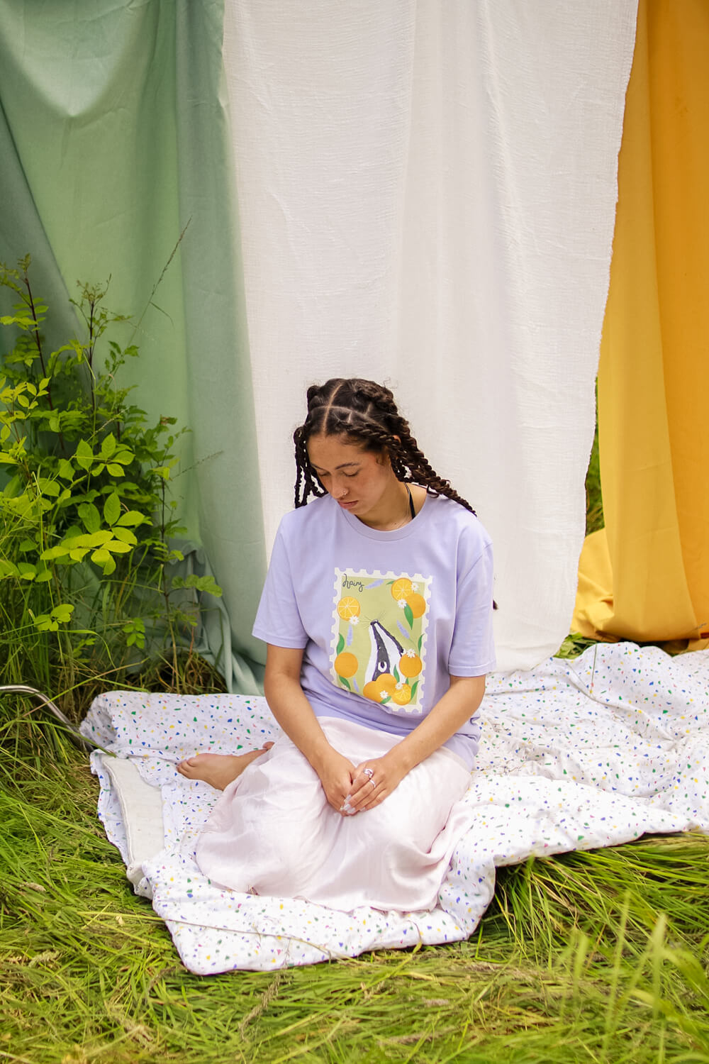 Hairy Badger Stamp Tee