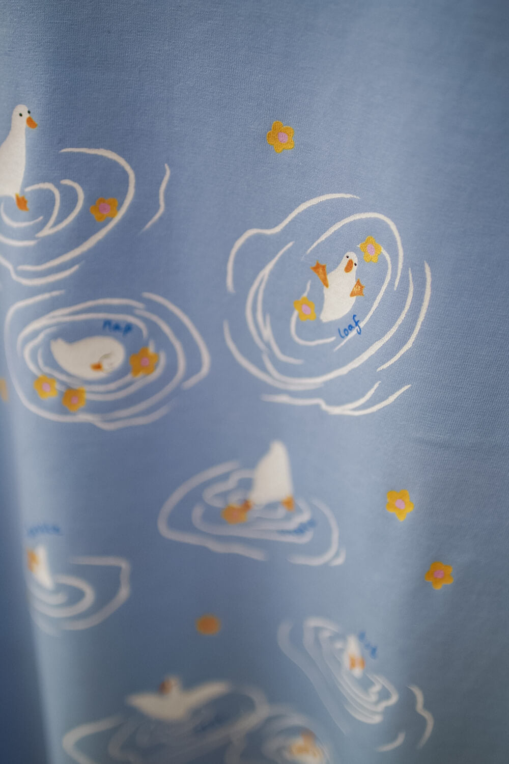 Cute ducks in flowers T-shirt