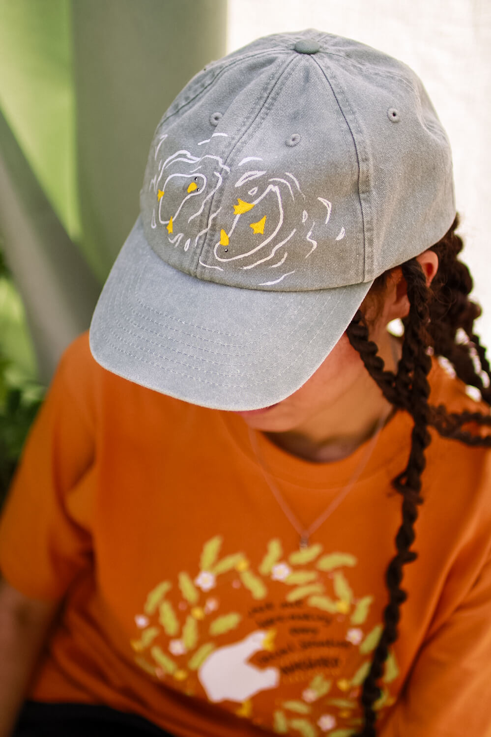 Hand Painted Limited Edition ducks cap