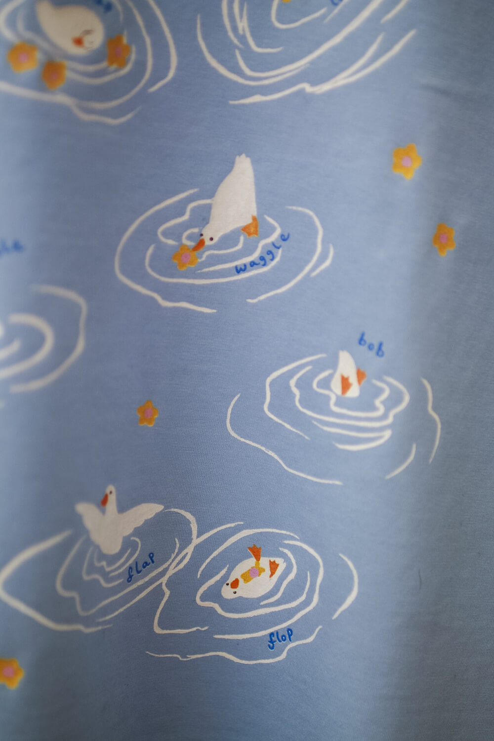 Cute ducks in flowers T-shirt