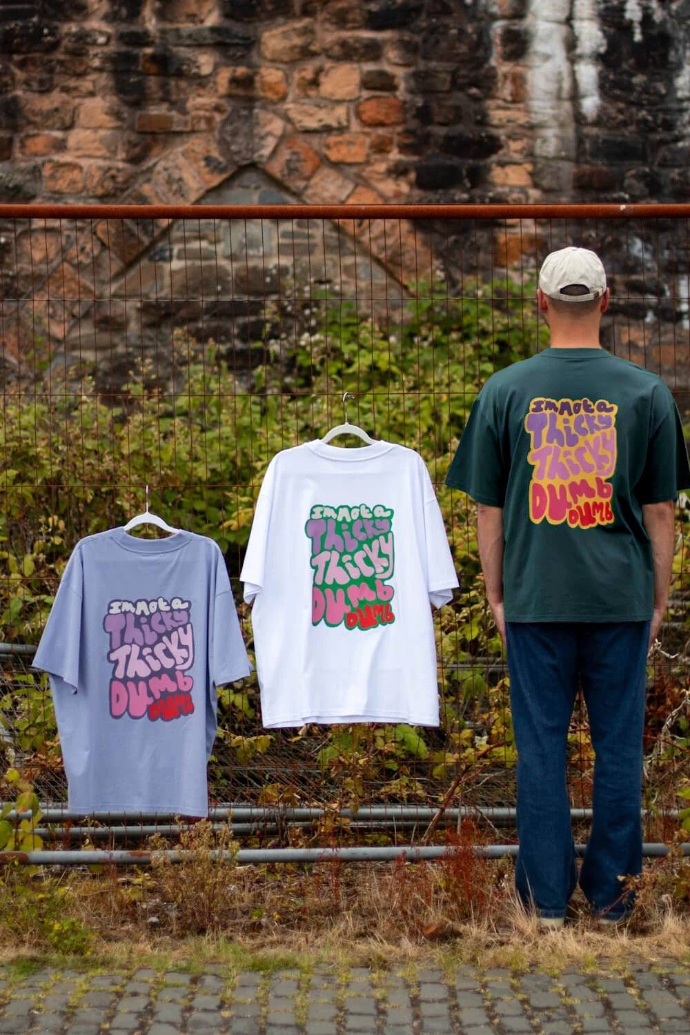 Thicky Thicky Dumb Dumb, Cody Dahler | Unisex Tee in White