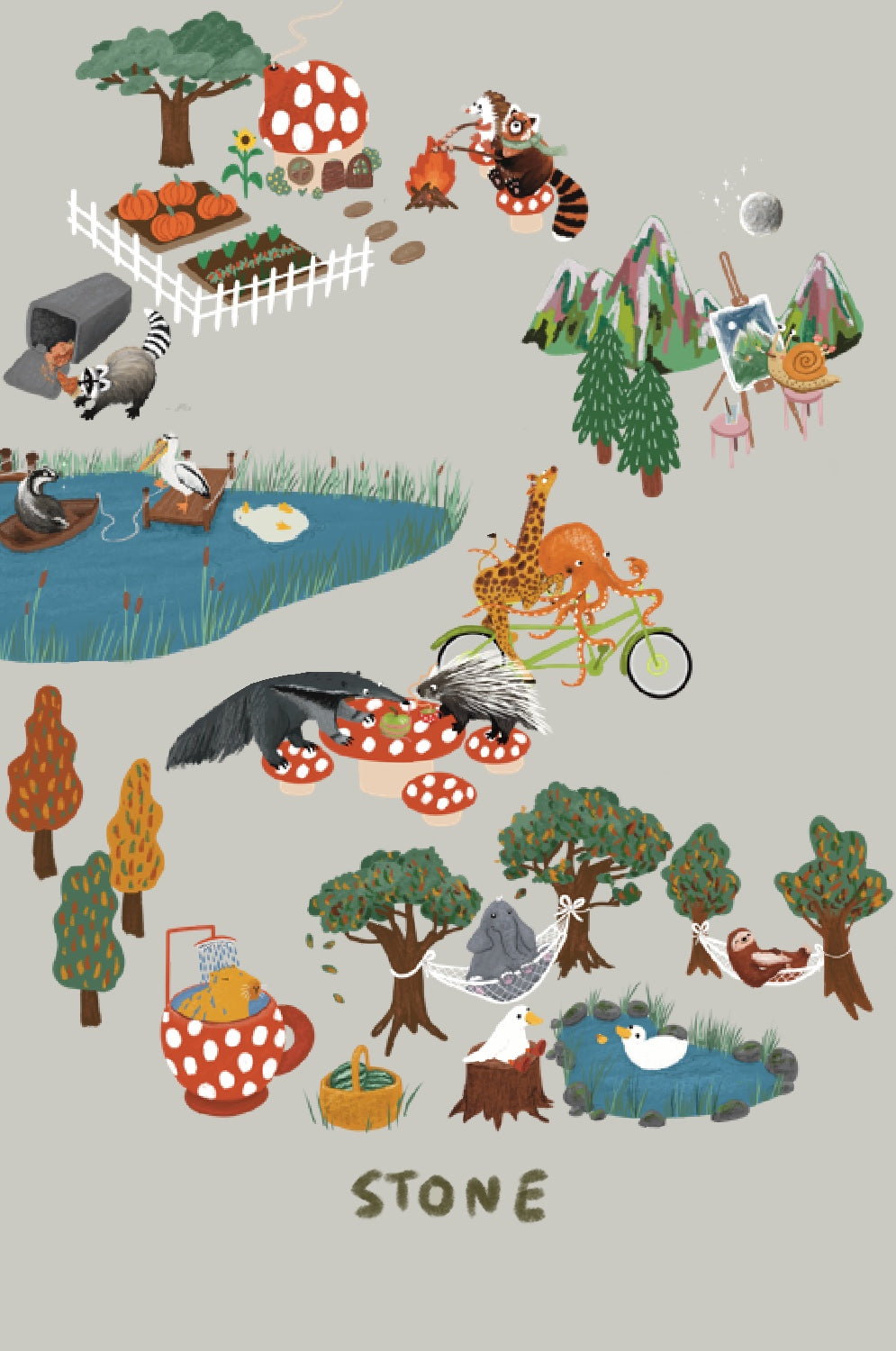 Woodland village t-shirt