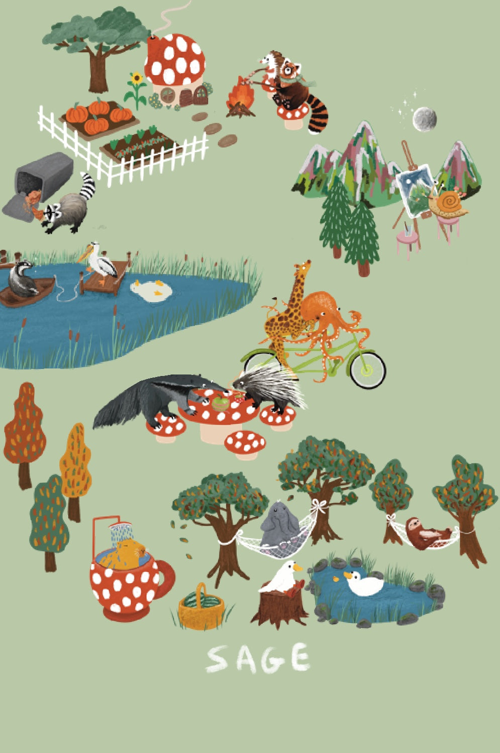 Woodland village t-shirt