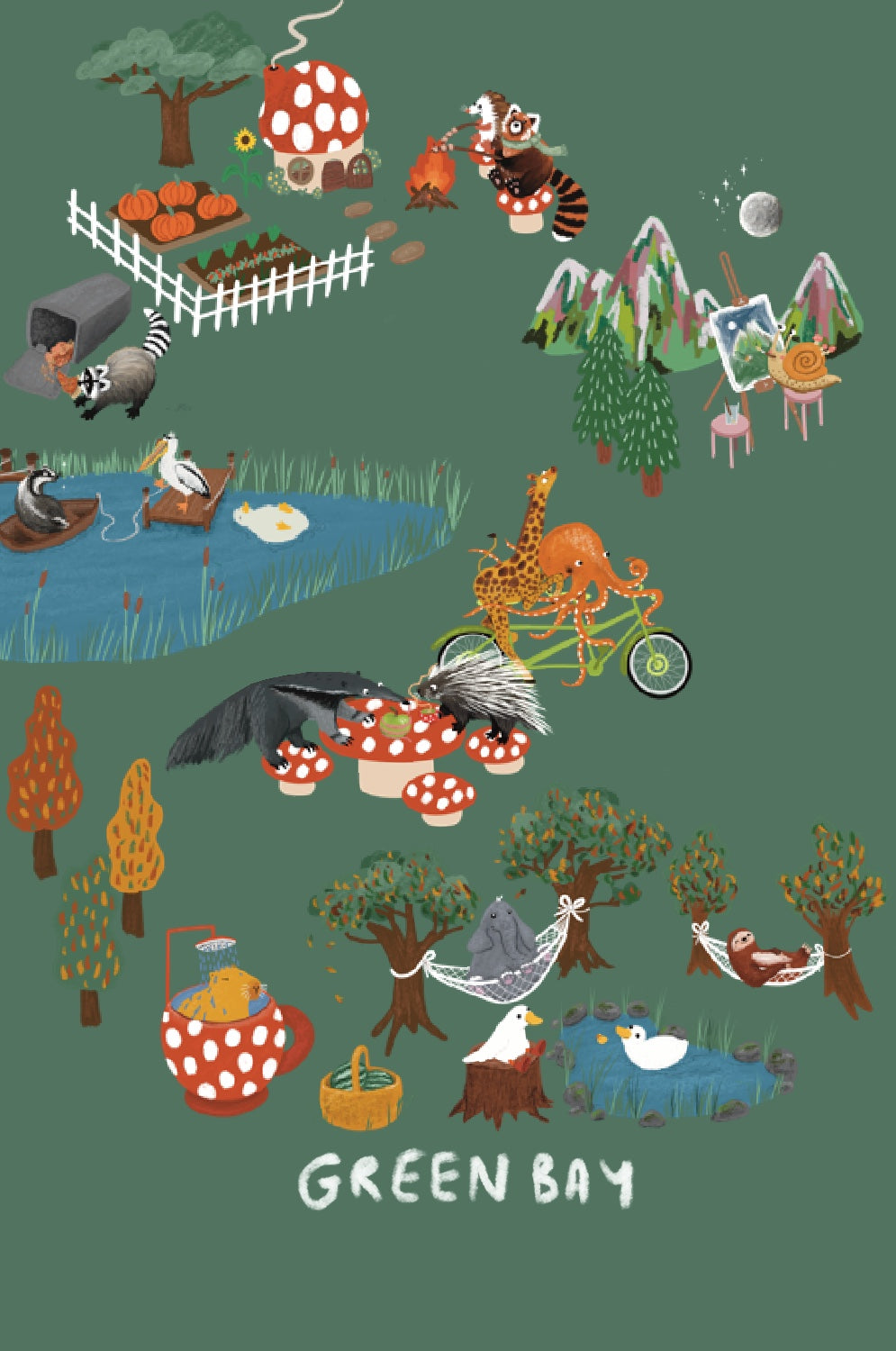 Woodland village t-shirt