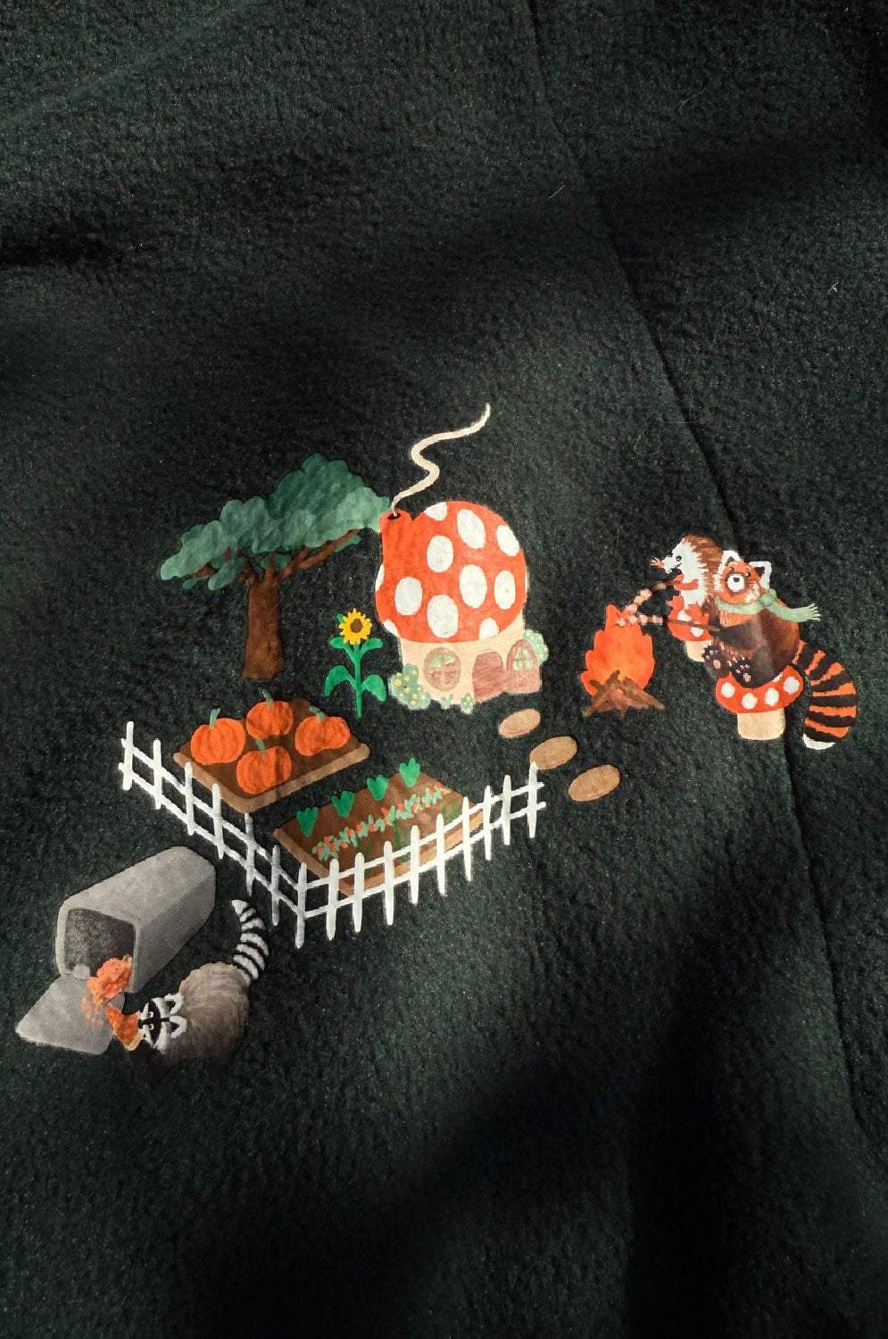 Woodland village 3/4 zip fleece