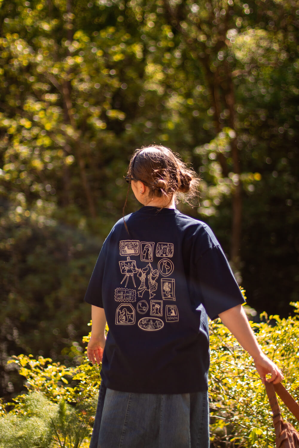Vincent Van Goose, Navy Oversized Tee (Pre-order)
