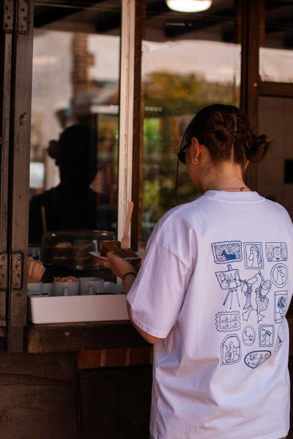 Vincent Van Goose, White Oversized Tee (Pre-order)