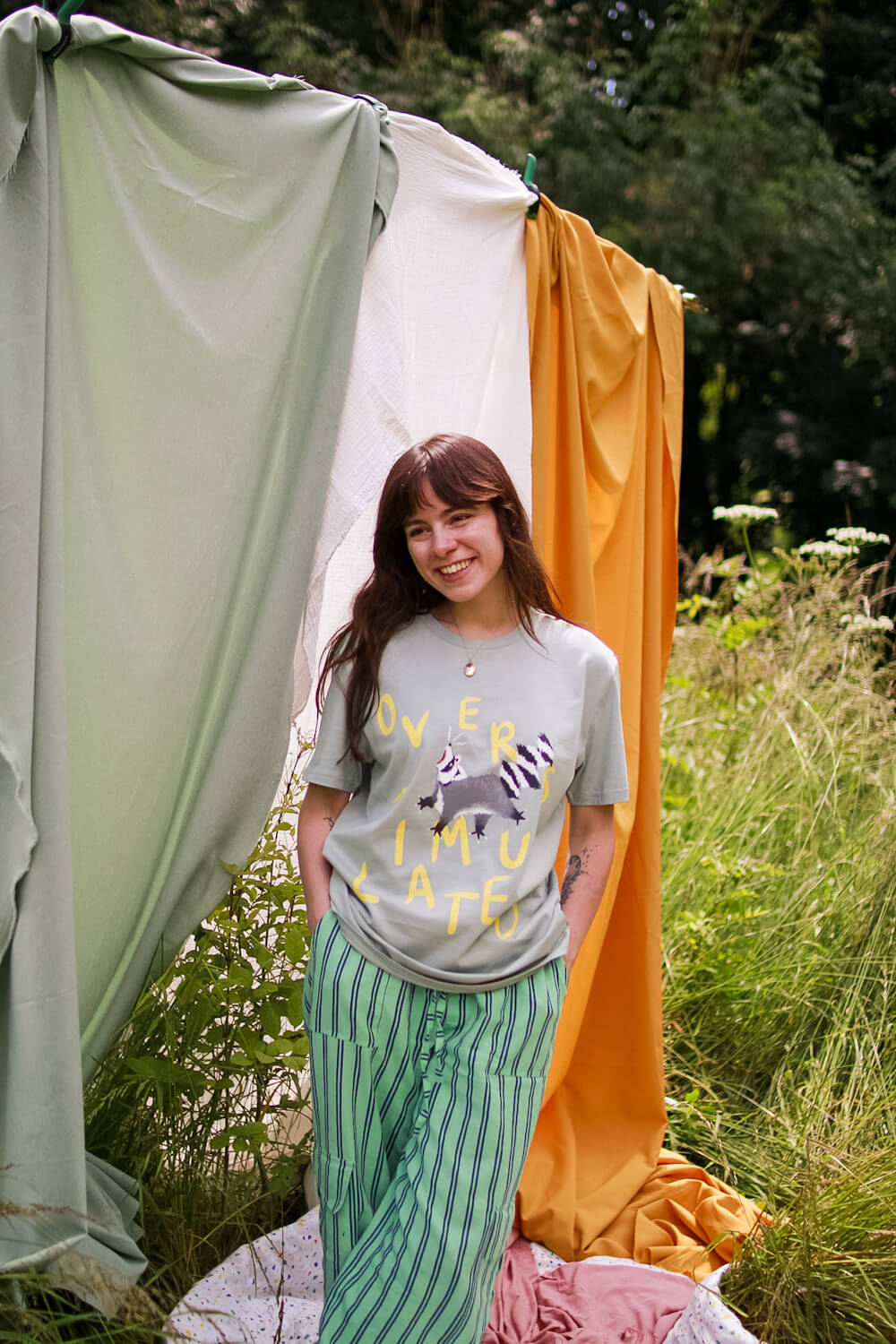 Overstimulated Raccoon Tee