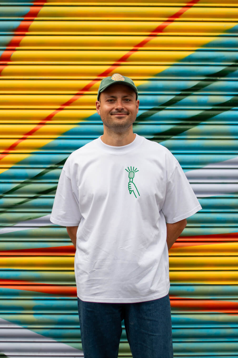 Thicky Thicky Dumb Dumb, Cody Dahler | Oversized Unisex Tee in White