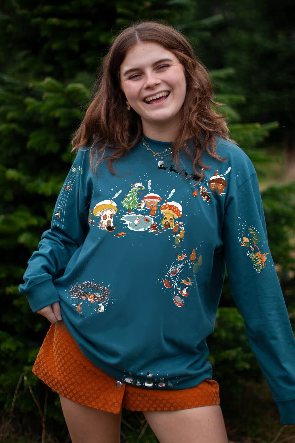 Christmas Shenanigans Oversized Top