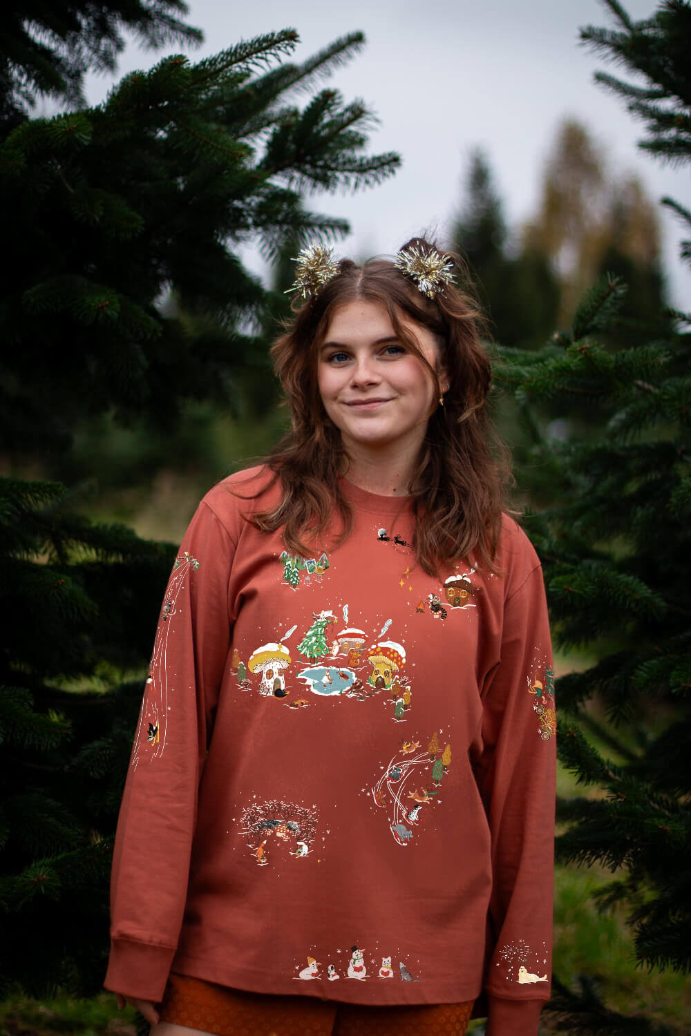 Christmas Shenanigans Oversized Top