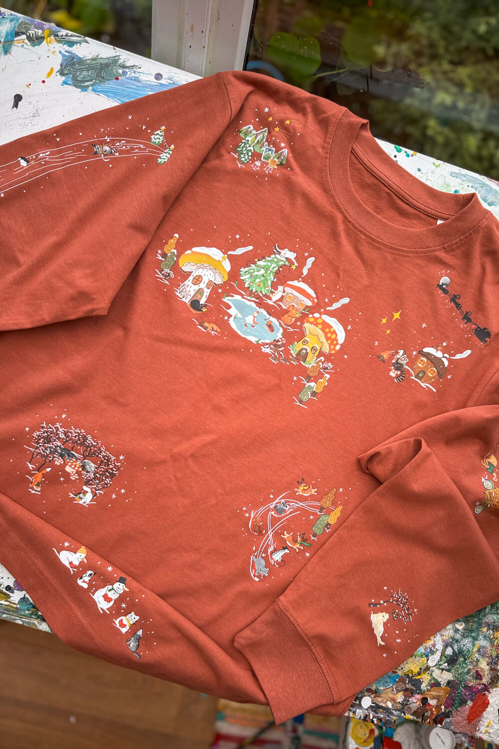 Christmas Shenanigans Oversized Top