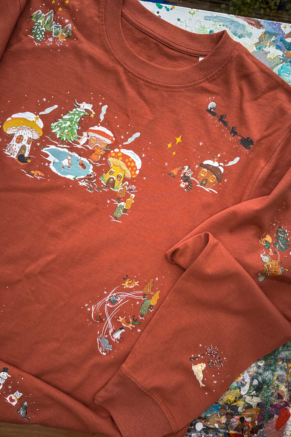 Christmas Shenanigans Oversized Top